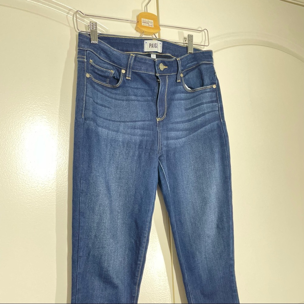 Paige Verdugo Crop Skinny Jean Cartman size 30 - Picture 3 of 10